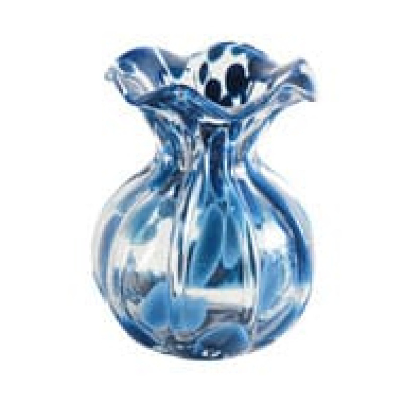 Murano Trouxinha em vidro D13 x A16cm cor azul marinho L'Hermitage Aquarelle