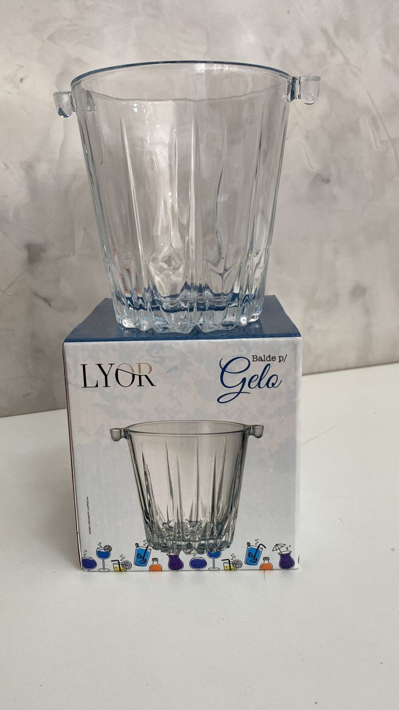 Balde Para Gelo De Cristal Lyor