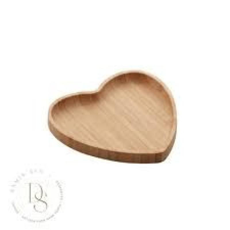Bandeja Heart em Bambu 
