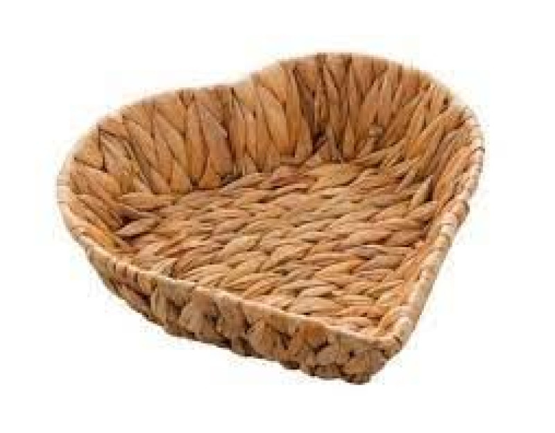 Cesta De Fibra Natural Coração G LYOR