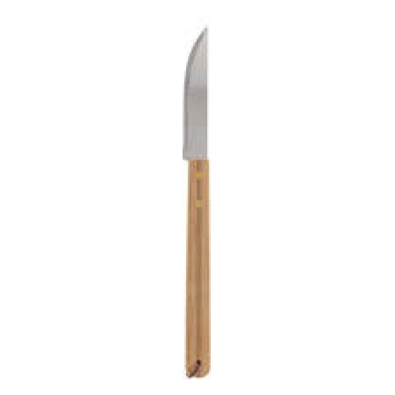 FACA PARA CHURRASCO AÇO INOX E CABO DE BAMBU 37 CM - LYOR