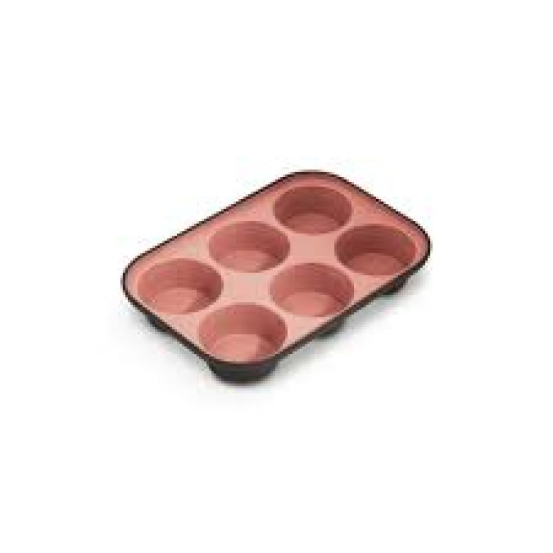 Forma bicolor Silicone para 06 mini muffins OU
