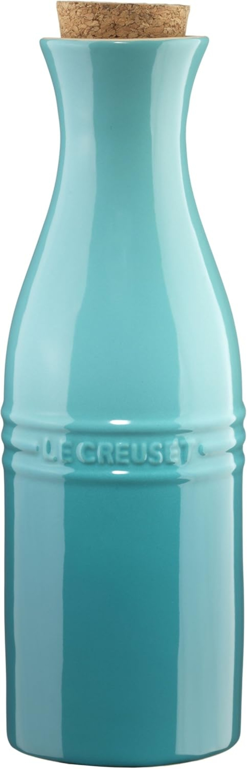 Garrafa de Água com Rolha Azul Caribe 750ml Le Creuset