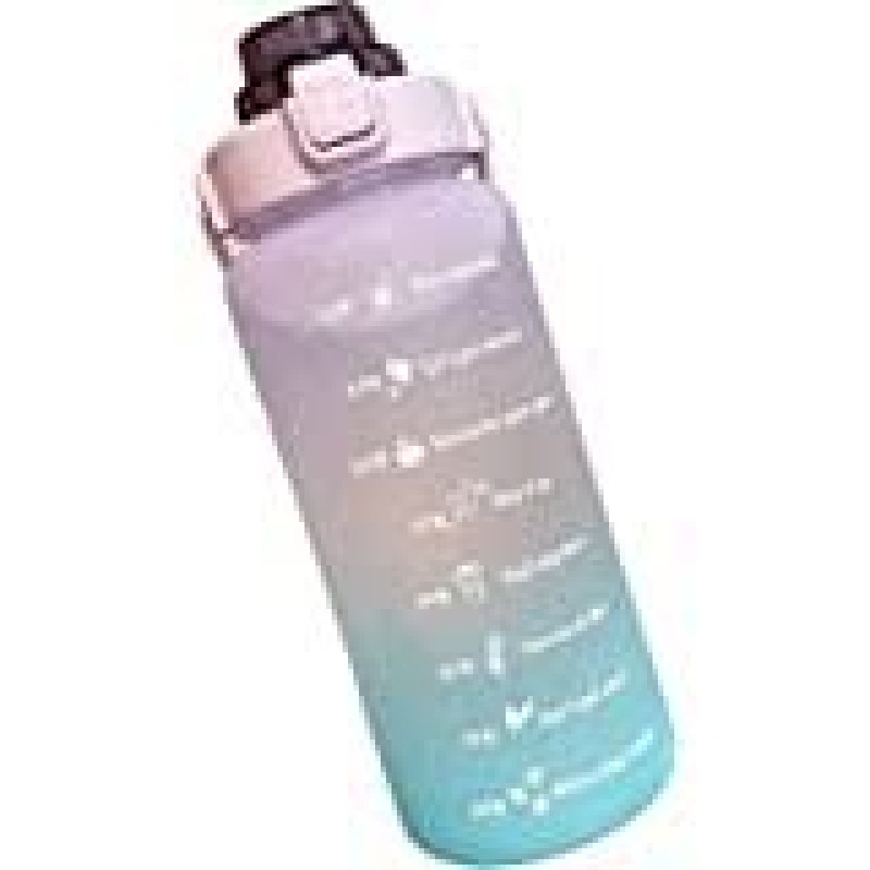 GARRAFA SQUEEZE EM POLICARBONATO DEGRADE AZUL E ROSA 1 LITRO - LYOR