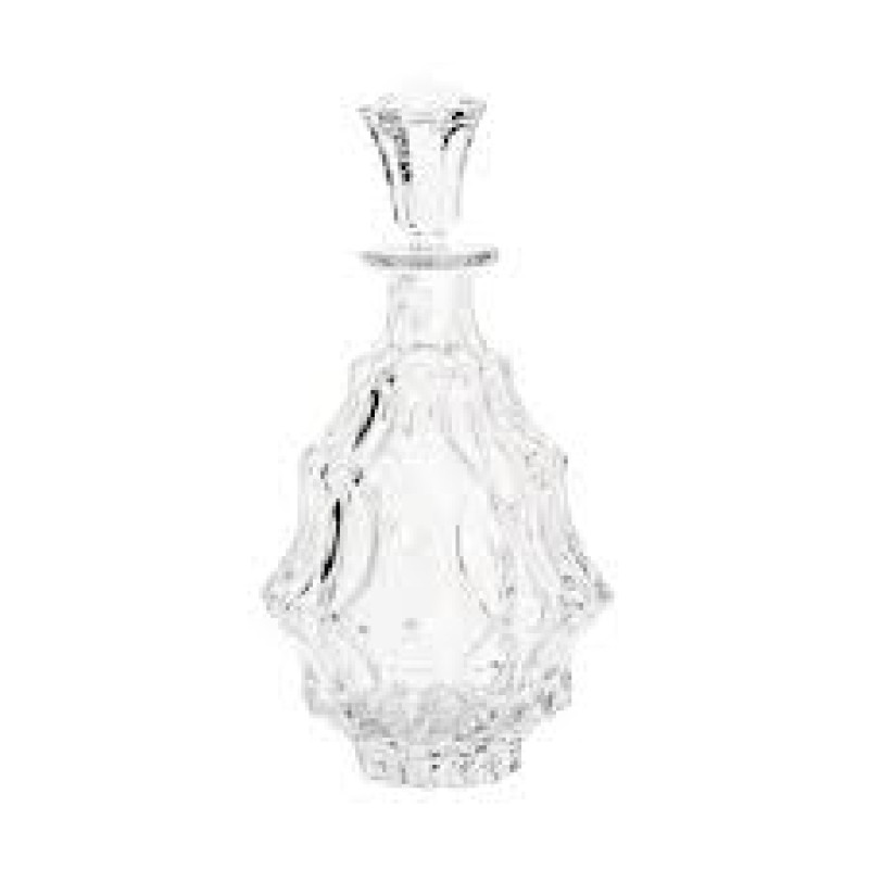 Garrafa 1 Litro Para Whisky De Cristal Fortune Bohemia