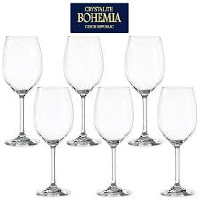Jogo 6 Taça de Água Anna de Cristal 580ml BOHEMIA
