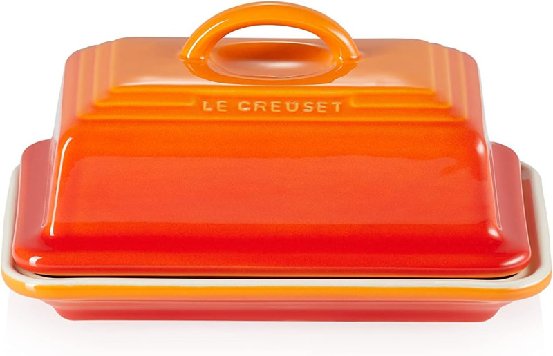 Le Creuset Manteigueira Cerâmica laranja