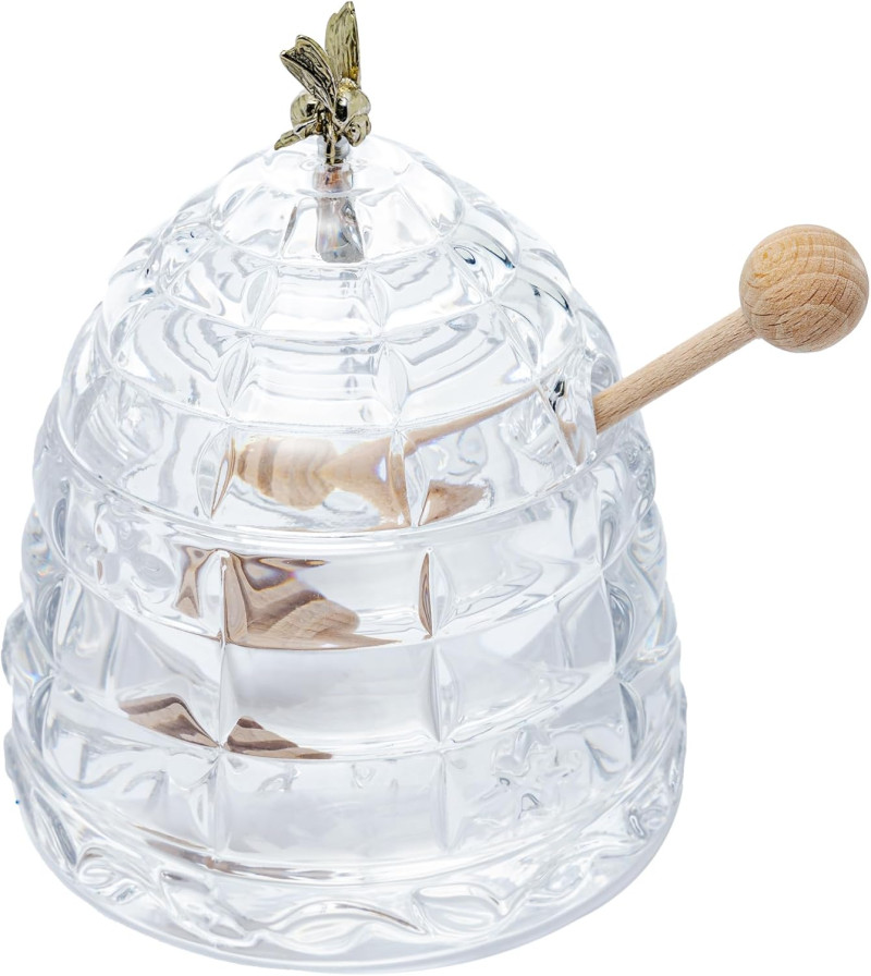 Meleira de Cristal com Pegador de Madeira WOLFF