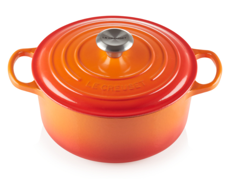 Panela Redonda Signature Le Creuset 24Cm Laranja
