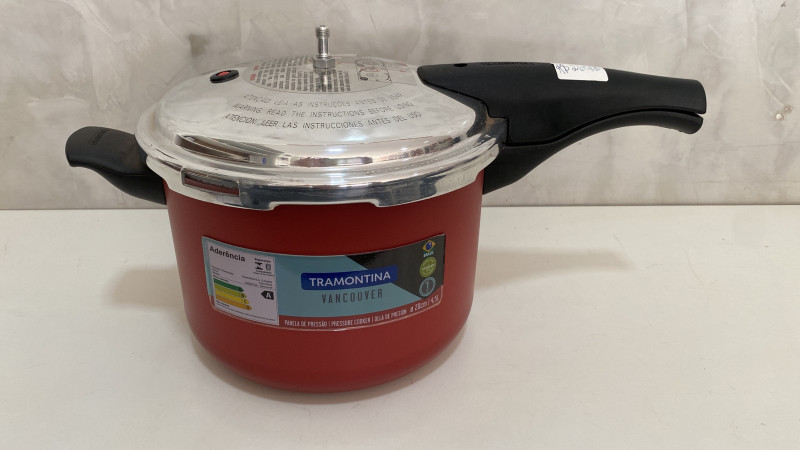 Panela de Pressão Tramontina Vancouver  Vermelho 20 cm 4,5 L