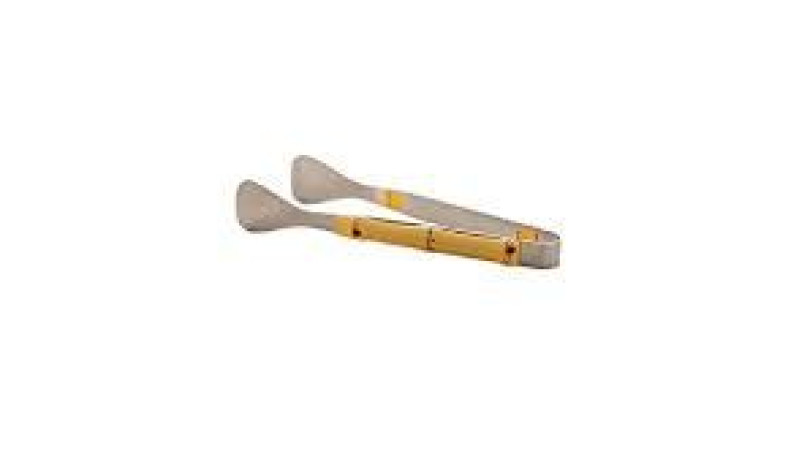 PEGADOR P/GELO DE AÇO INOX E PLÁSTICO BAMBU NATURAL lyor