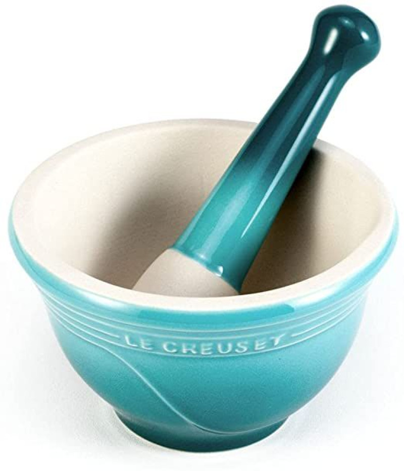 PILÃO AZUL CARIBE LE CREUSET