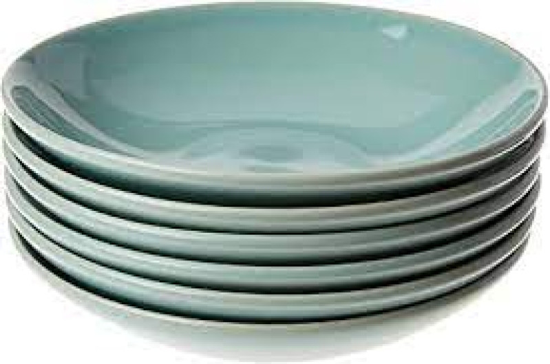 Porto Brasil Conjunto Com 6 Pratos Fundo Coup Verde