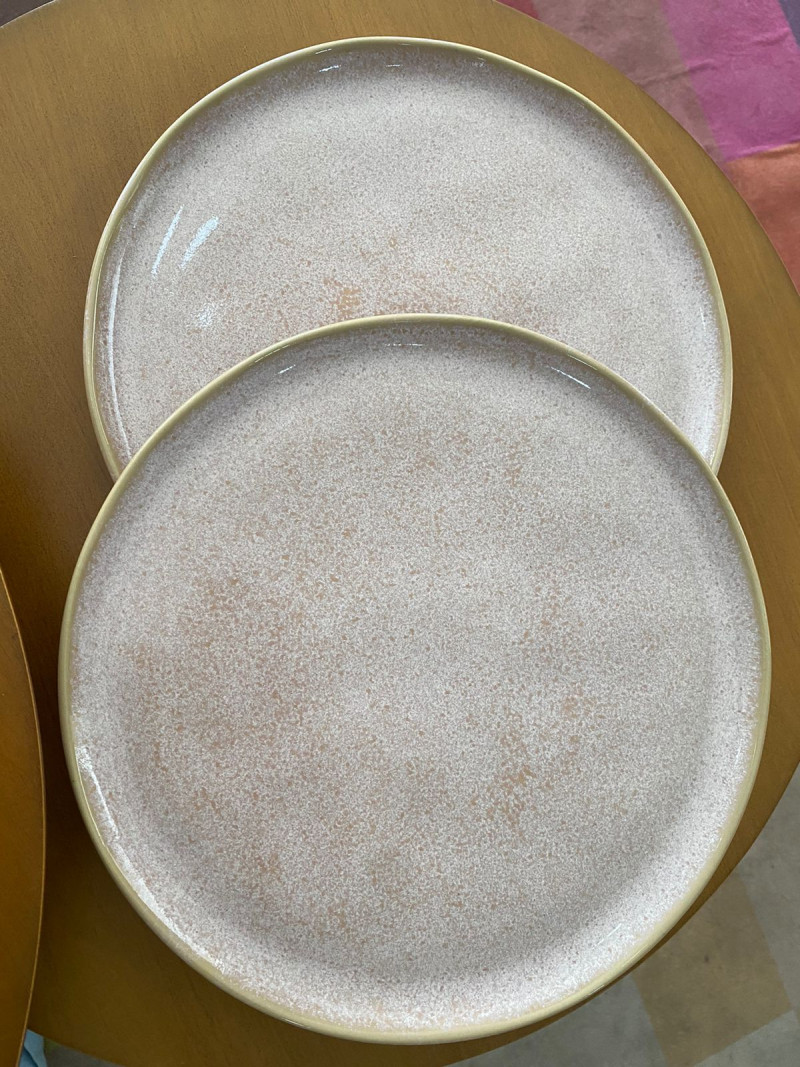 CONJUNTO C/ 6 PRATOS RASO BIO LITCHI Ø 27,5cm Porto Brasil