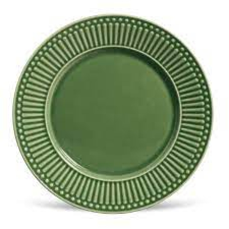 Jogo 6 Pratos Rasos Roma Verde Salvia Porto Brasil