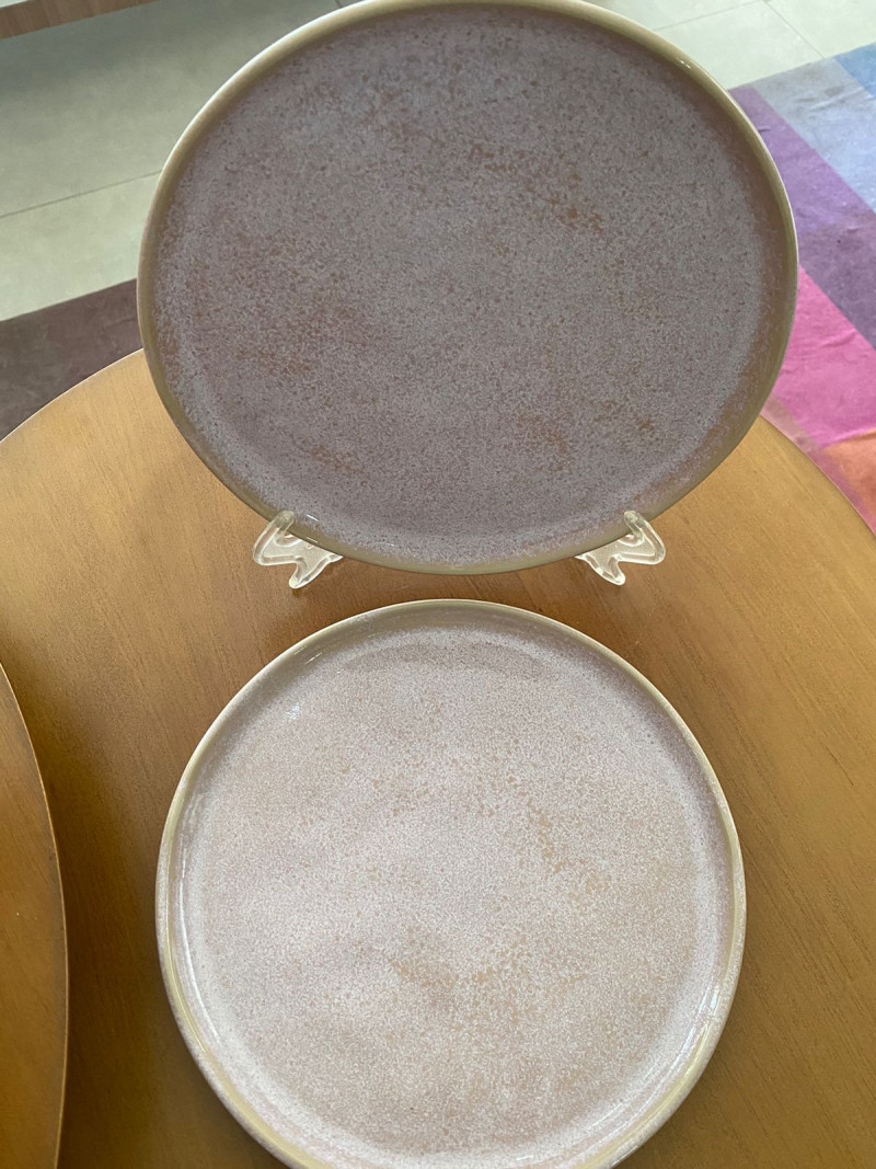 Conjunto C/ 6 Pratos De Sobremesa Bio Litchi Ø 21,5cm - Porto Brasil