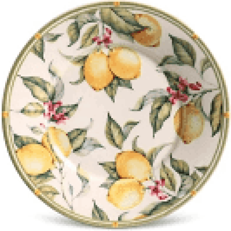 Jogo de Pratos para Sobremesa em Cerâmica Mônaco Limone - Colorido
