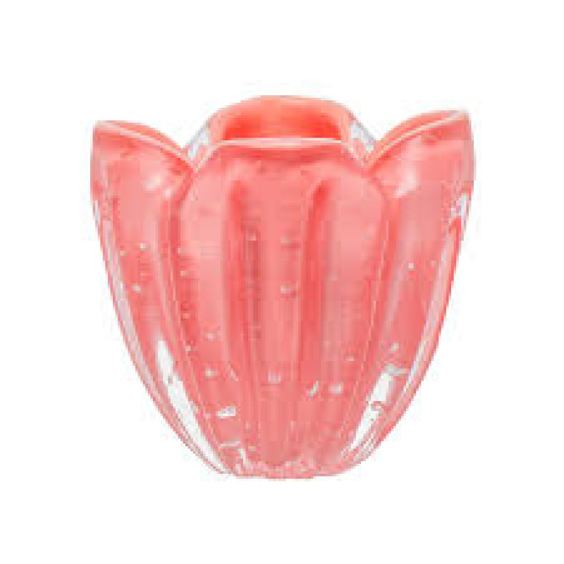 Cachepot De Decoração Em Murano Charming Rosa Candy PP