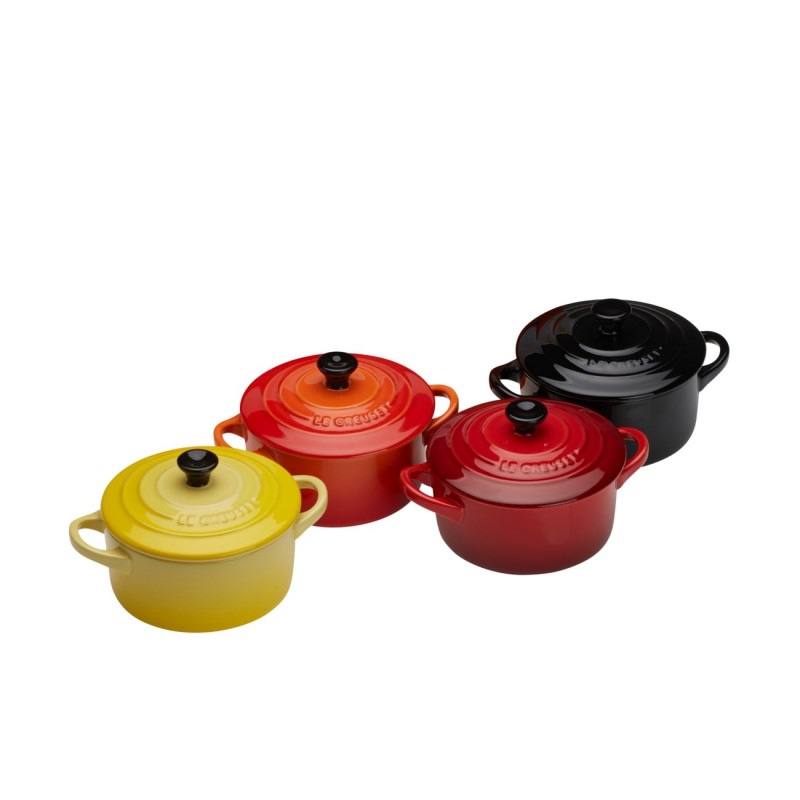 Set 4 Mini Cocotte cerâmica - Le Creuset 
