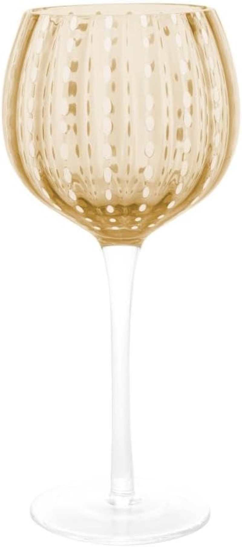  Conjunto 2 Taças Vinho De Vidro Orquídea Âmbar 450ml