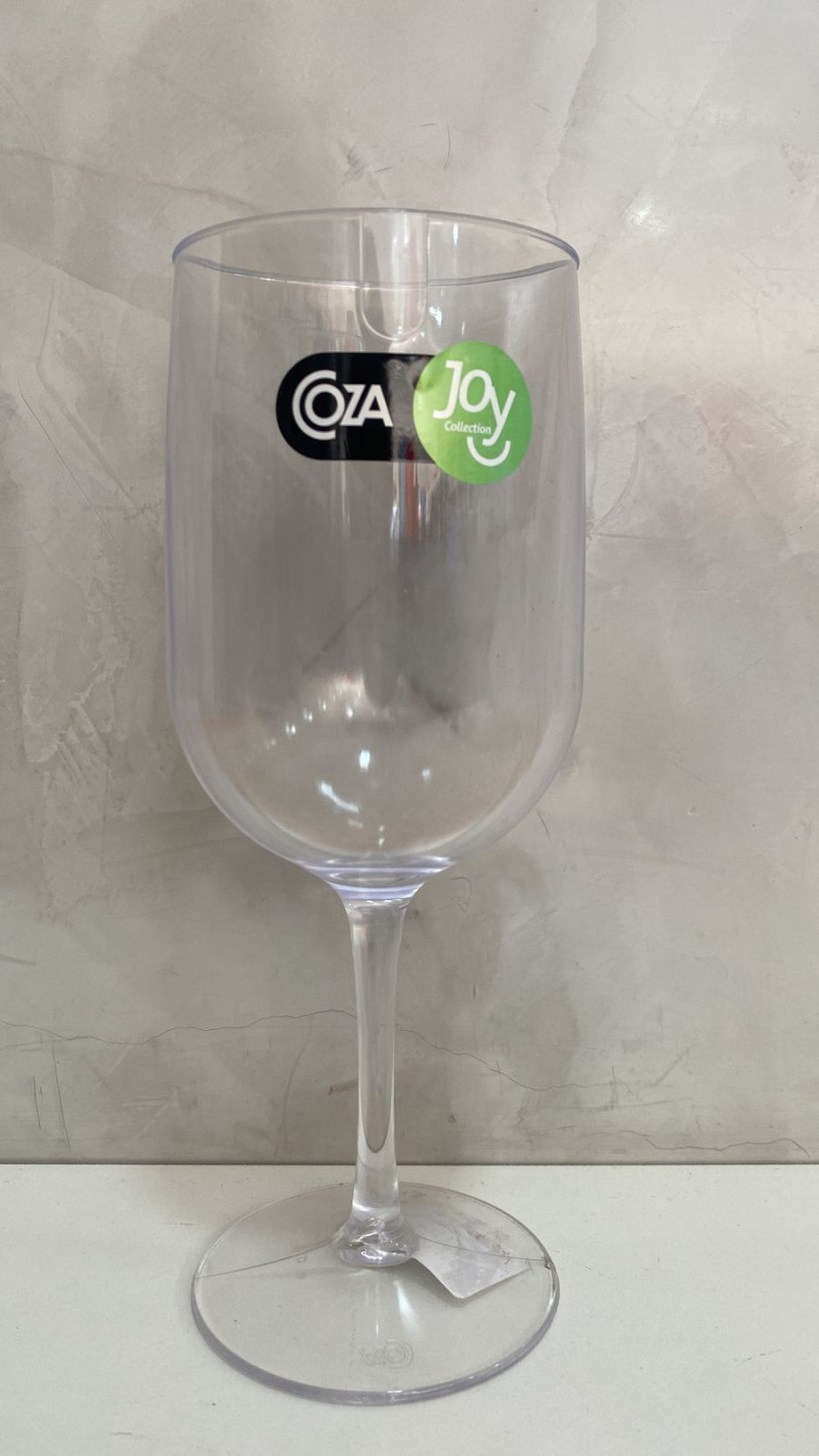 Taça De Água E Vinho Fun 380 Ml Cristal Coza