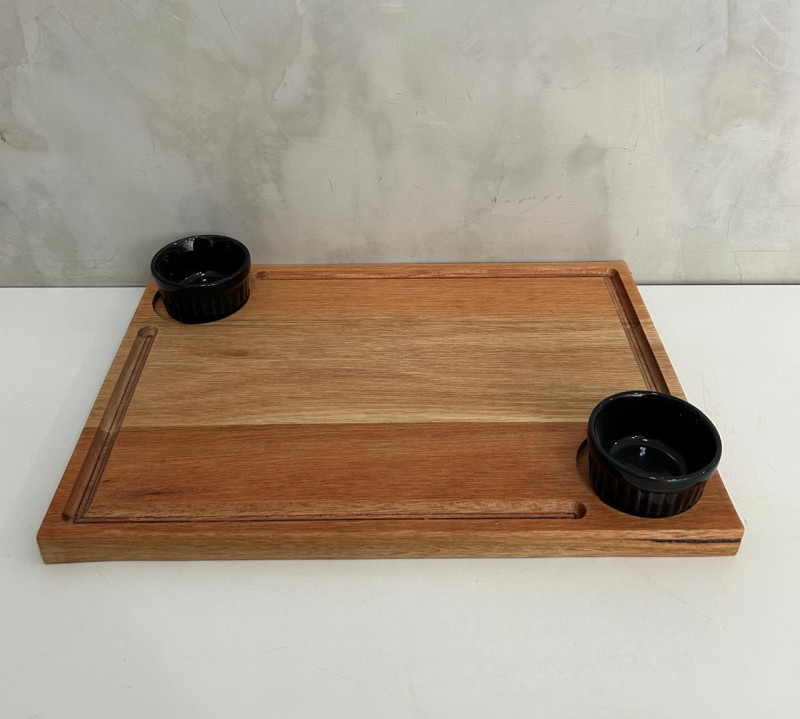 Tábua de corte, servir e porções 32x23 cm