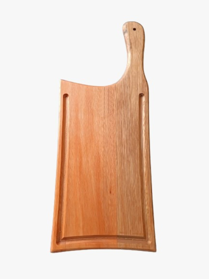 Tábua de corte com cabo 46x18cm