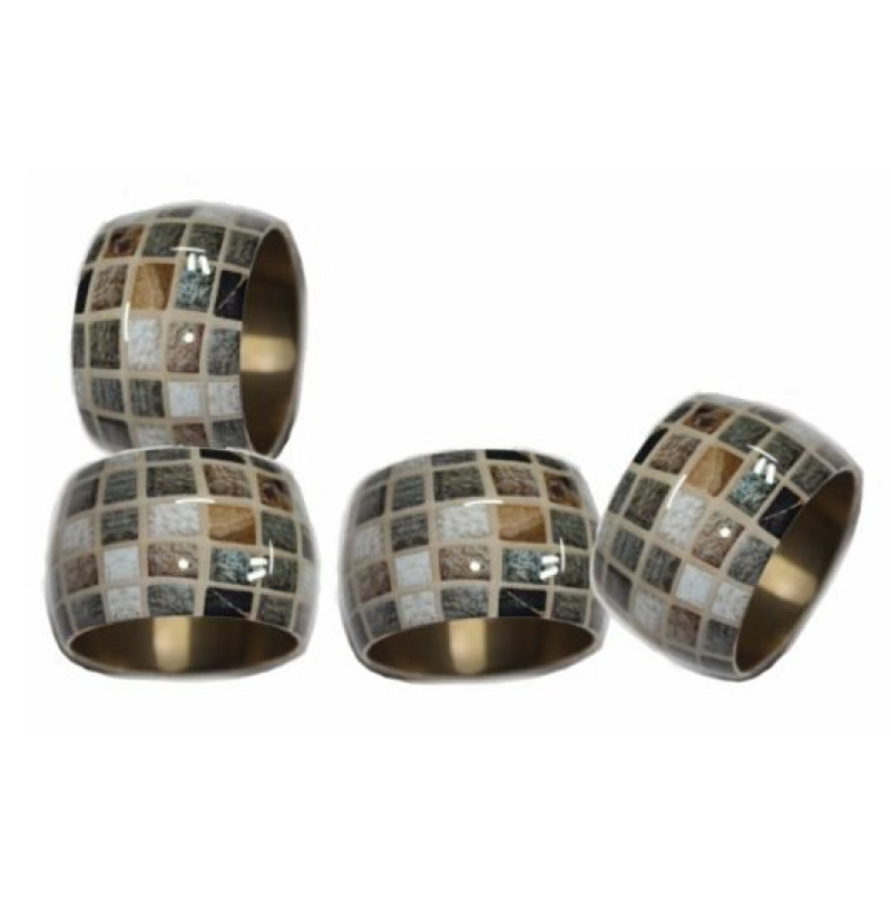 Anel de Guardanapo 4 Pcs Tile