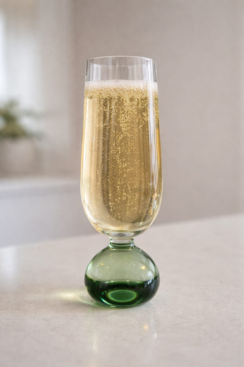 TAÇA CHAMPAGNE 250ml VIBRANCE - VERDE