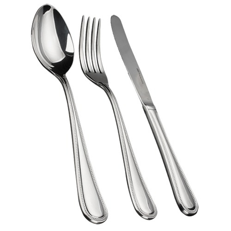 Faqueiro em aço inox 101 peças - com estojo de madeira
