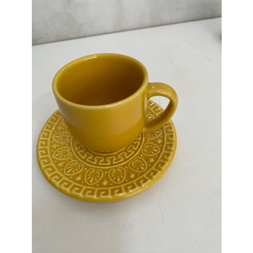 Jogo 6 xícaras de cafe  Flat - Porto Brasil