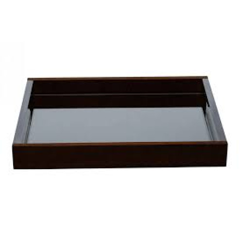 BANDEJA MADEIRA COM ESPELHO NATURALS 46X26X5cm WOLFF