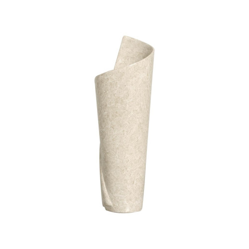 Vaso Decorativo de Mesa em Cerâmica Florença G Bege Petra Vaso Decorativo de Mesa em Cerâmica Florença G Bege Petra