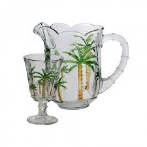 Jarra Cristal De Chumbo Palm Hand  1,3l