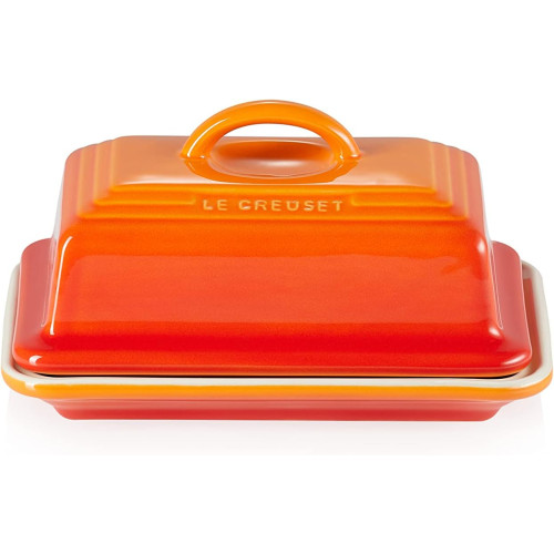 Le Creuset Manteigueira Cerâmica laranja
