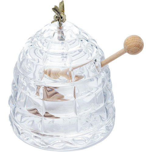 Meleira de Cristal com Pegador de Madeira WOLFF