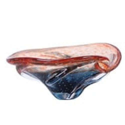 Murano centro de mesa em vidro L25xP25xA10cm