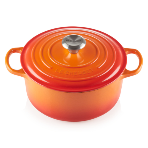 Panela Redonda Signature Le Creuset 24Cm Laranja