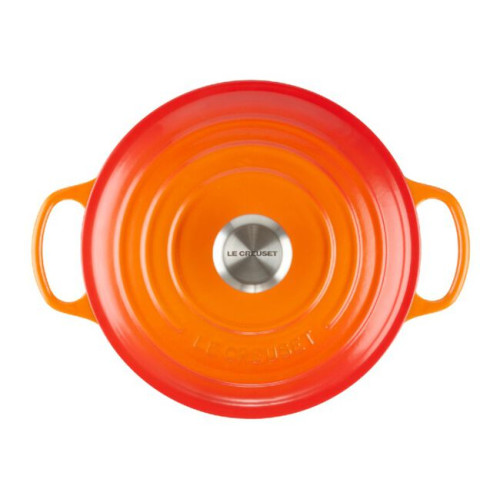 Panela Redonda Signature Le Creuset laranja 30Cm