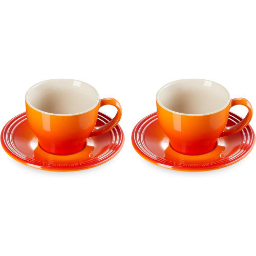 Le Creuset Kit 2 Canecas 200Ml Expresso C Pires Laranja