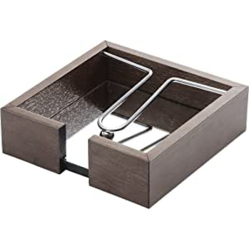 PORTA GUARDANAPO MADEIRA COM ARAMADO 20X5cm WOLFF