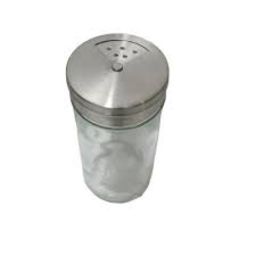 POTE DE VIDRO COM TAMPA EM METAL 100ML - LYOR