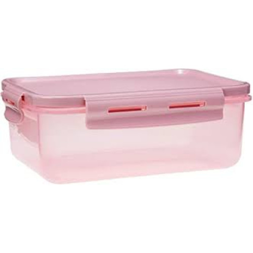 POTE CLICK RETANGULAR ROSA