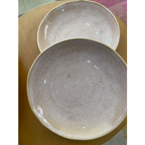Conjunto C/ 6 Pratos Fundo Bio Litchi Ø 25cm Porto Brasil