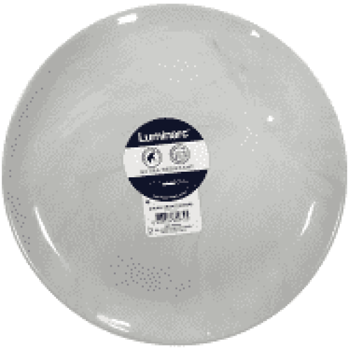 JOGO 6 Pratos Rasos De Vidro Opalino Diwali Granit Mármore LYOR