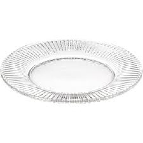 Jogo com 6 Pratos  de Cristal de Chumbo Renaissance 26,5 CM LYOR