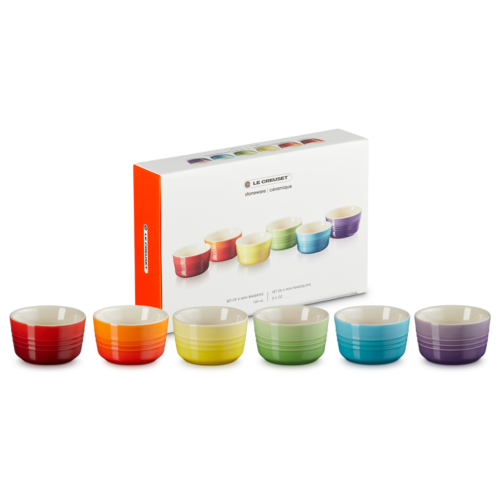 Kit com 6 mini ramekins 100ml - Le Creuset