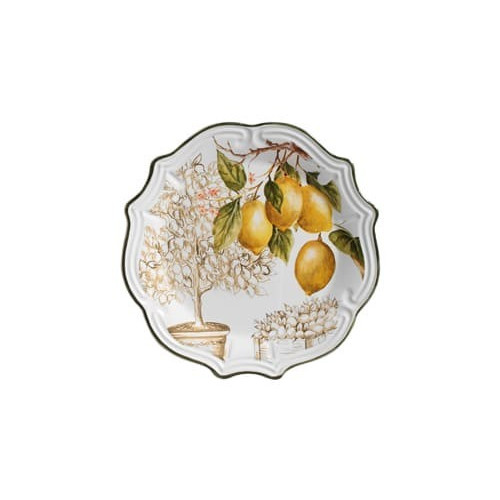  CONJUNTO 6  DE PRATOS RASO BRANCO TOSCANA