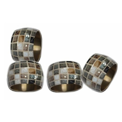 Anel de Guardanapo 4 Pcs Tile
