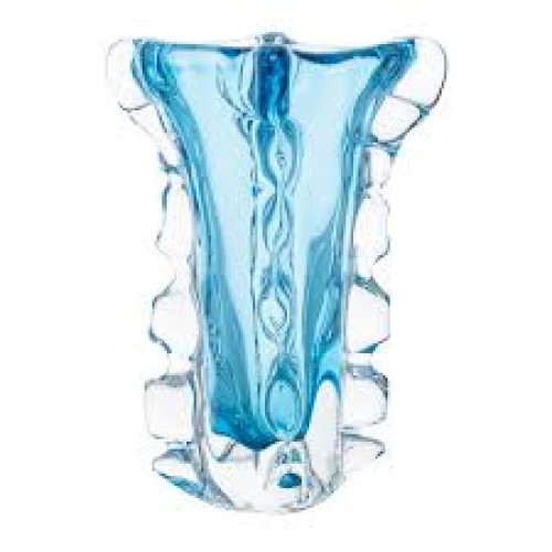 Vaso De Decoração Em Murano Alonzo Aquamarine
